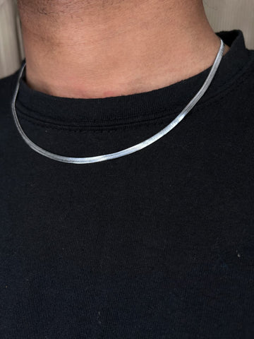 Stainless Steel Mesh Necklace – Versatile & Chic Hip-Hop Style