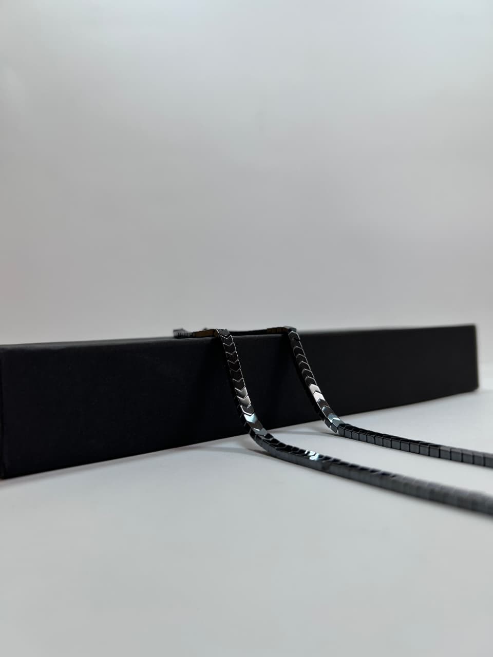 Luxury Black Stainless Steel Cuban Link Chain – Men’s Premium Necklace