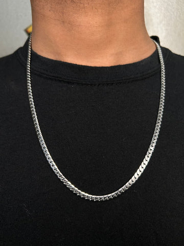 Stainless Steel Mesh Chain Necklace – Versatile & Chic Hip-Hop Style