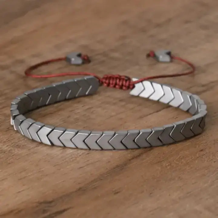 Men's Handmade Cool Hematite Bracelet