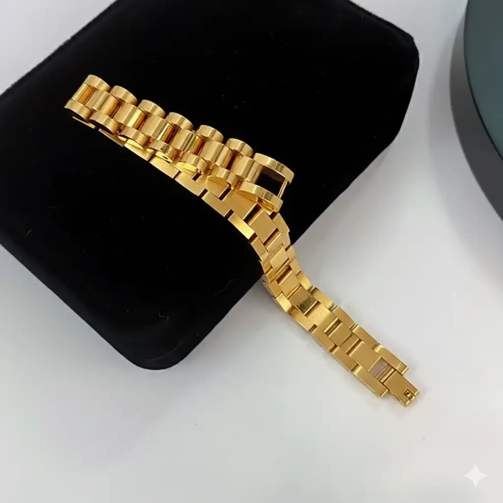 Stainless Steel Bracelet  – Minimalist & Chic Hip-Hop Style